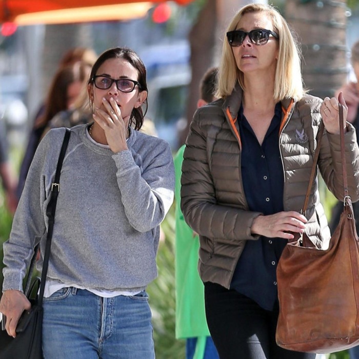 Courteney Cox Lisa Kudrow Have Another Friends Reunion E